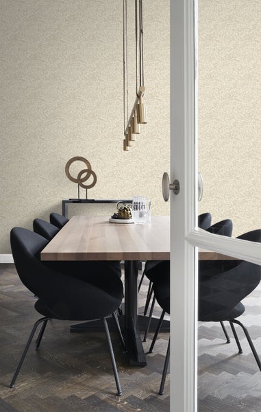 Origin Wallcoverings Tapete Blumen Creme-Beige - 53 cm x 10.05 m - 347026