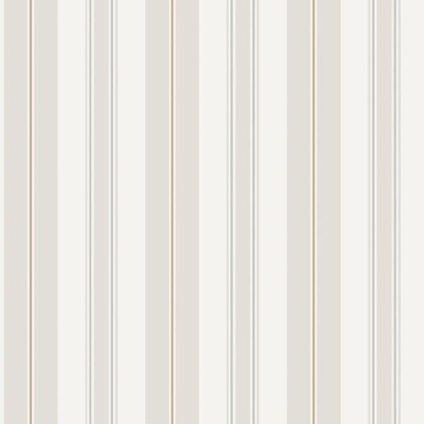 Borastapeter Tapete Streifen Beige - 53 cm x 10.05 m - 660929