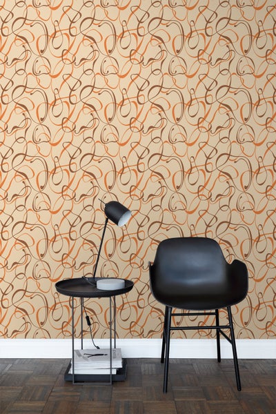 Sanders und Sanders Tapete figurative Motive Beige - 50 x 900 cm - 935277