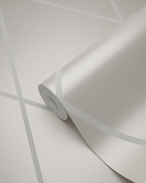 Origin Wallcoverings Tapete Karomuster Beige - 53 cm x 10.05 m - 345719