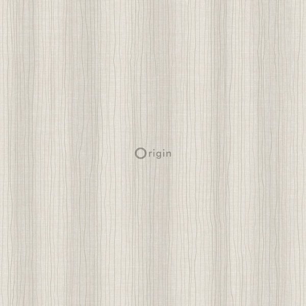 Origin Wallcoverings Tapete Streifenmuster Grau - 53 cm x 10.05 m - 346645