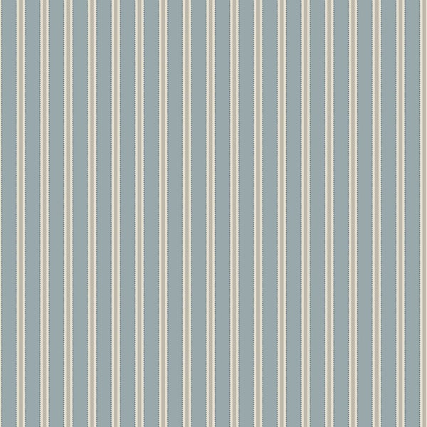Borastapeter Tapete Streifen Blau - 53 cm x 10.05 m - 662671