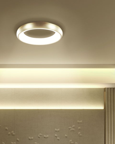 LED Deckenlampe ATARAN Metall Gold