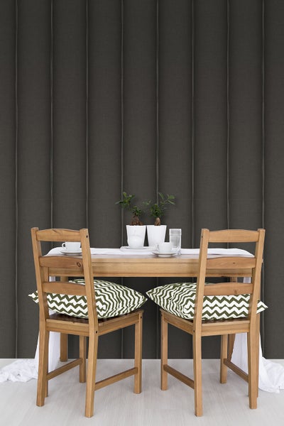 Sanders und Sanders Tapete Streifen Dunkelbraun - 53 cm x 10 m - 640032