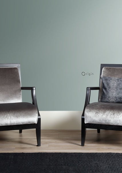 Origin Wallcoverings Tapete Uni Lagunengrün - 53 cm x 10.05 m - 347365