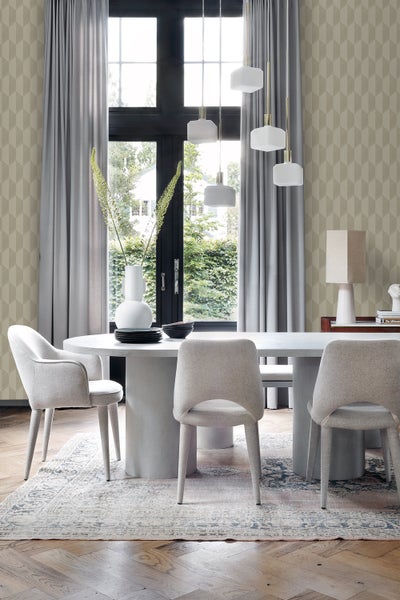 Origin Wallcoverings Tapete 3D Muster Seladongrün - 50 x 900 cm - 348035