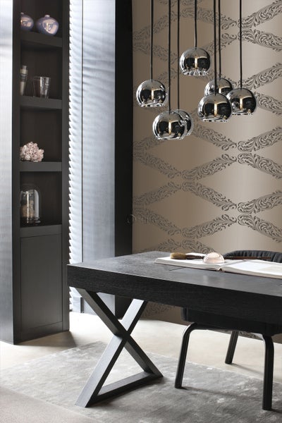 Origin Wallcoverings Tapete Ornamente Bronze und Braun - 53 cm x 10.05 m - 345747