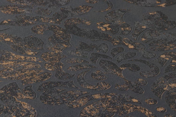 Detailansicht einer gemusterten Tapete