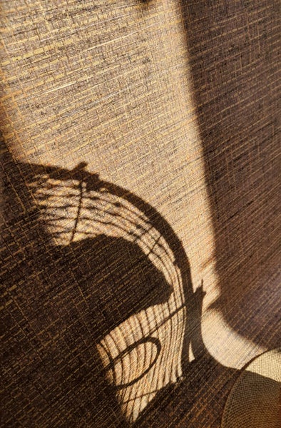 Tapete mit natürlicher Textilstruktur
