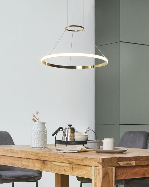 LED Hängeleuchte TANO Metall Gold