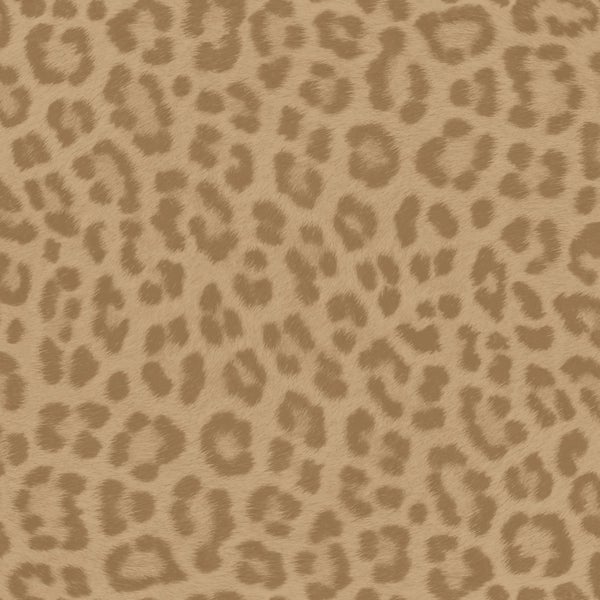 ESTAhome Tapete Leopardenmuster Hellbraun - 50 x 900 cm - 139967