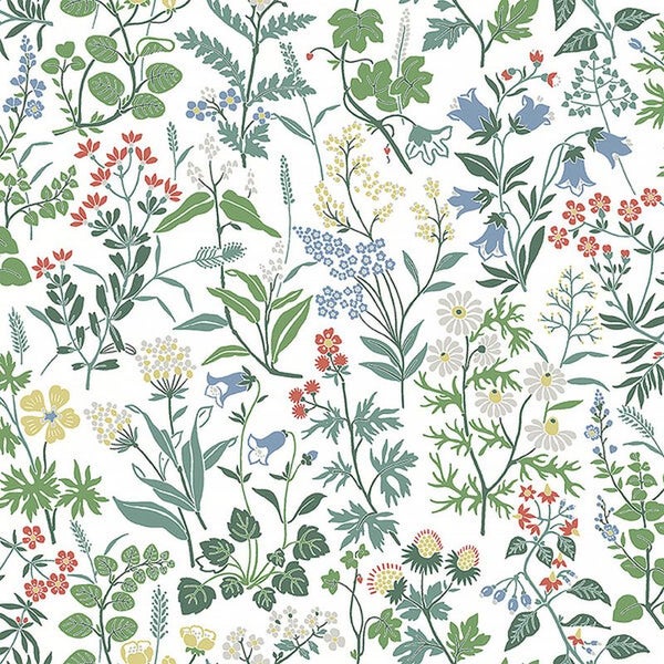 Tapetenrolle mit Blumenmuster