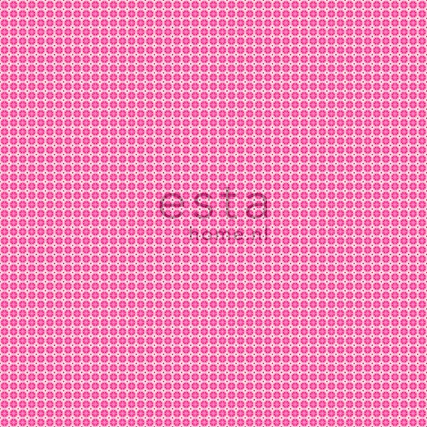 ESTAhome Tapete kleine Punkte Rosa - 53 cm x 10.05 m - 115706