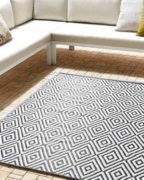 Outdoorteppich SIKAR Schwarz 150 x 200 cm