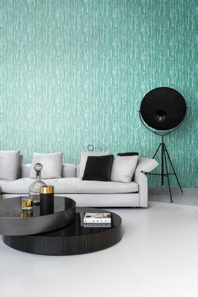 Origin Wallcoverings Tapete Streifen Grün - 53 cm x 10.05 m - 347222