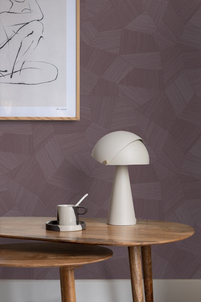 Origin Wallcoverings Tapete 3D-Muster mauve-violett - 50 x 900 cm - 348061