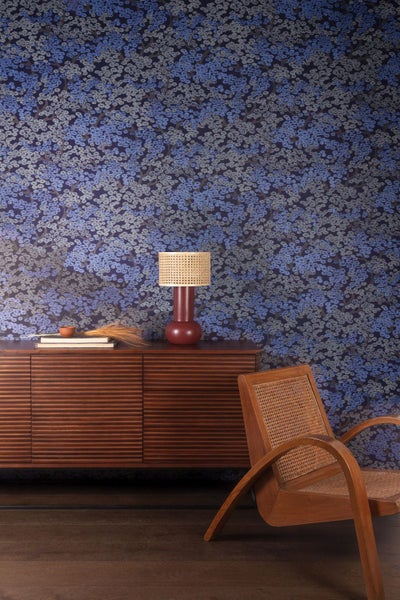 Masureel Tapete Blumen Lila - 53 cm x 10.05 m - 630671