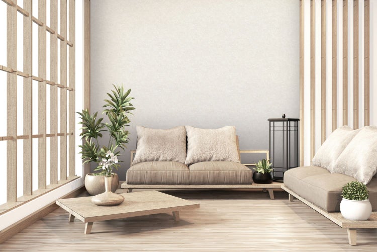 Tapete mit Putzstruktur