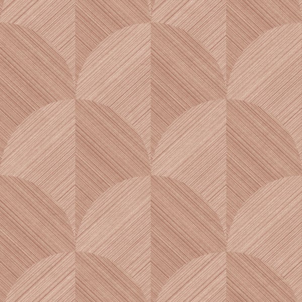 Origin Wallcoverings Tapete 3D Muster Terrakottarosa - 53 cm x 10.05 m - 347937