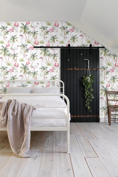 ESTAhome XXL-Vliestapete Flamingos Rosa - 50 x 900 cm - 158844
