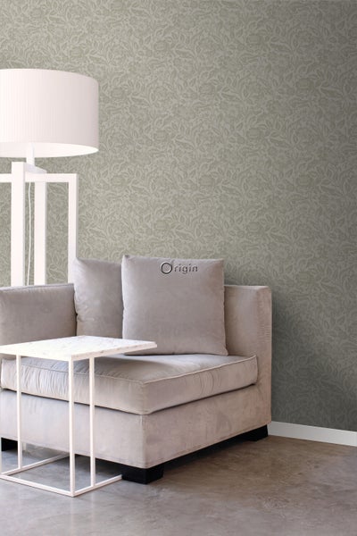 Origin Wallcoverings Tapete Blumen Hellbraun - 53 cm x 10.05 m - 347022