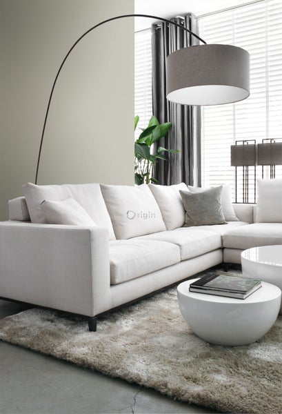 Origin Wallcoverings Tapete Uni Silber - 53 cm x 10.05 m - 345705