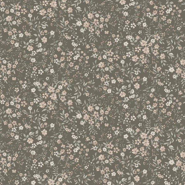 Borastapeter Tapete Blumenmuster Grün - 53 cm x 10.05 m - 660614
