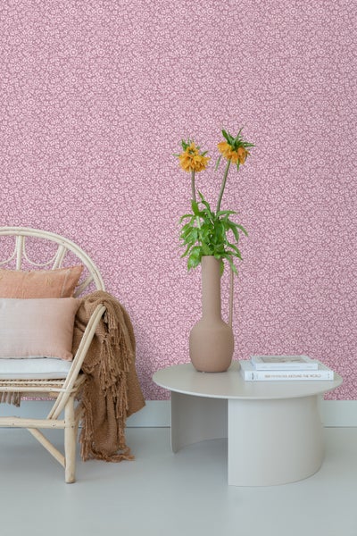 ESTAhome Tapete Blumen Lila - 50 x 900 cm - 131675