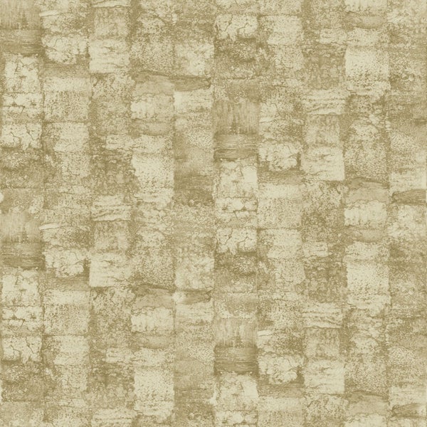 Origin Wallcoverings Tapete mit feiner Struktur Khakigrün - 53 cm x 10.05 m - 347364