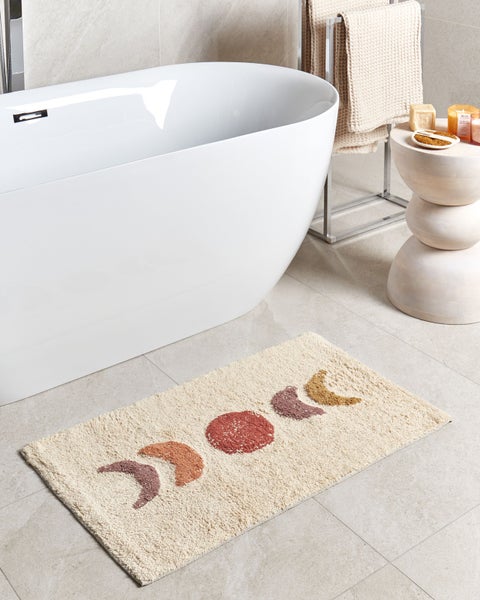 Badematte ESME Beige 50 x 80 cm Baumwolle
