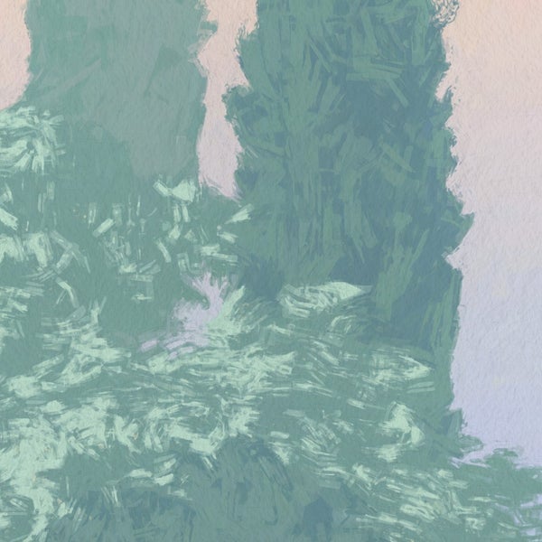 Abstrakte Darstellung von Pflanzen