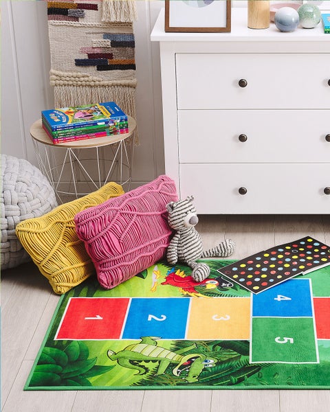 Kinderteppich BABADAG Grün 80 x 150 cm