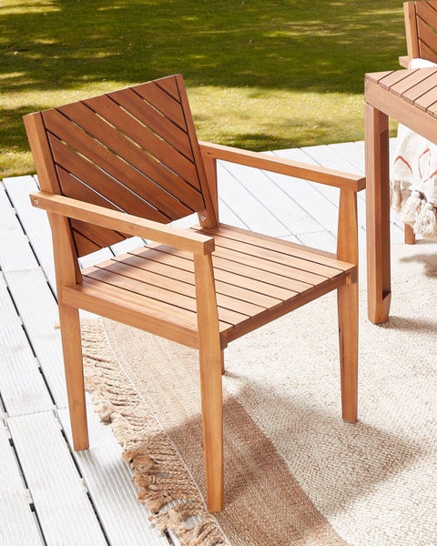 Gartenstuhl BARATTI Akazienholz Braun