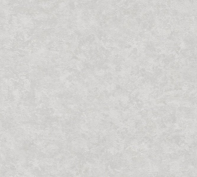 Livingwalls Tapete mit malerischem Effekt Grau und Silber - 53 cm x 10.05 m - AS-379024