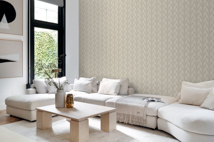 Origin Wallcoverings Tapete Art Decó Muster Sandbeige - 50 x 900 cm - 347967