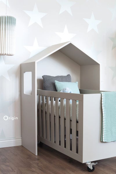 Origin Wallcoverings Tapete großer Stern Weiß und Mintgrün - 53 cm x 10.05 m - 347506