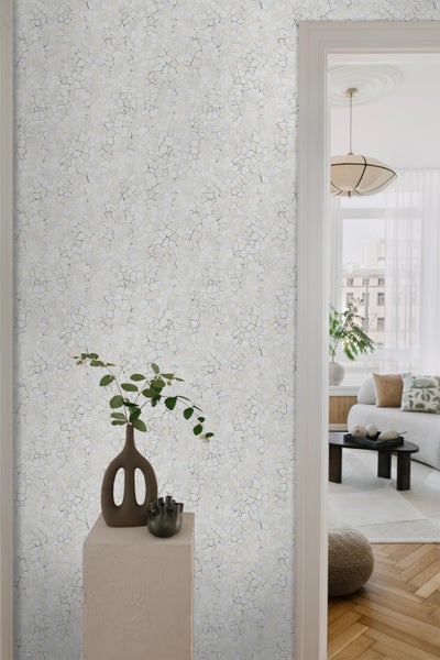 Sanders und Sanders Tapete Mosaik-Fliesen Grau und Beige - 53 cm x 10 m - 640016
