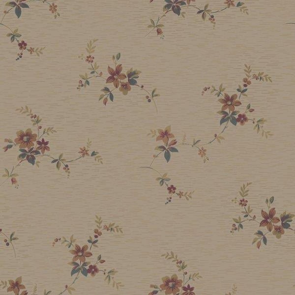 Borastapeter Tapete Blumen Braun - 53 cm x 10.05 m - 660943