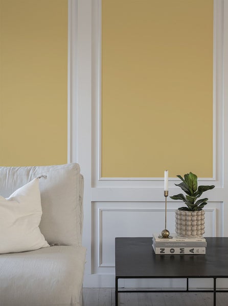 Duro Wallpaper Tapete Uni Gelb - 53 cm x 10.05 m - 662207