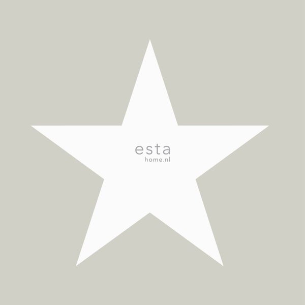 ESTAhome Tapete Sterne Beigebraun - 53 cm x 10.05 m - 138947