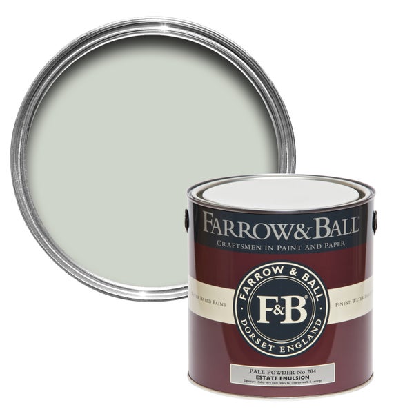 Farbeimer und Farbdose der Marke Farrow and Ball