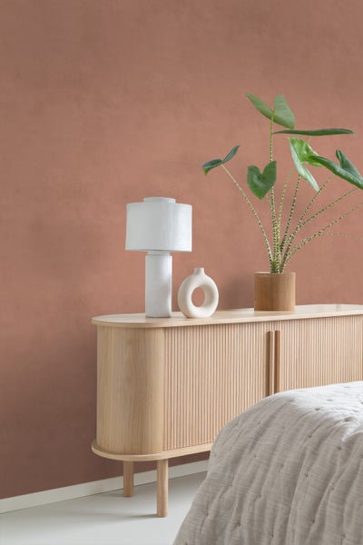 Origin Wallcoverings Tapete Betonoptik Terrakotta - 50 x 900 cm - 348073