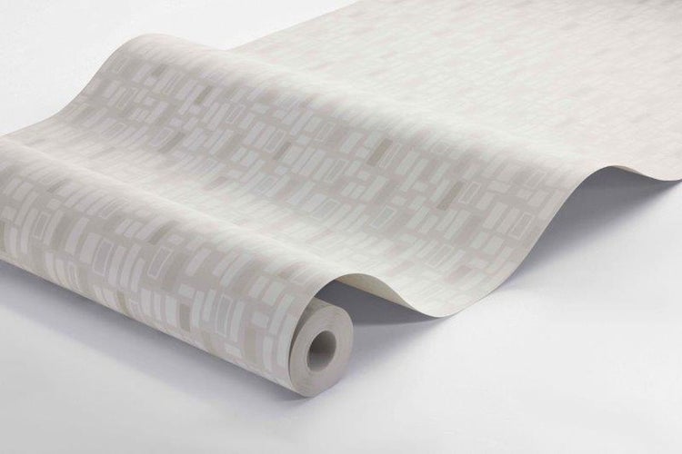 Tapetenrolle mit rechteckigem Muster