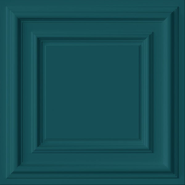 Origin Wallcoverings Tapete Holzwandverkleidung Petrolblau - 53 cm x 10.05 m - 347813