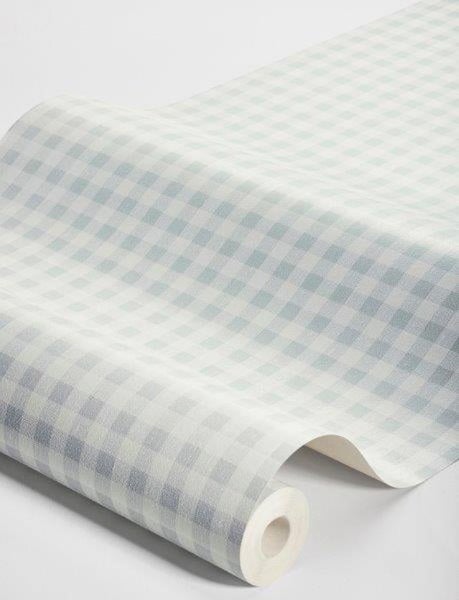 Tapetenrolle mit Karomuster