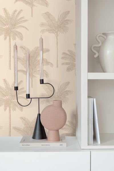 ESTAhome Tapete Palmen Beige - 53 cm x 10.05 m - 139740