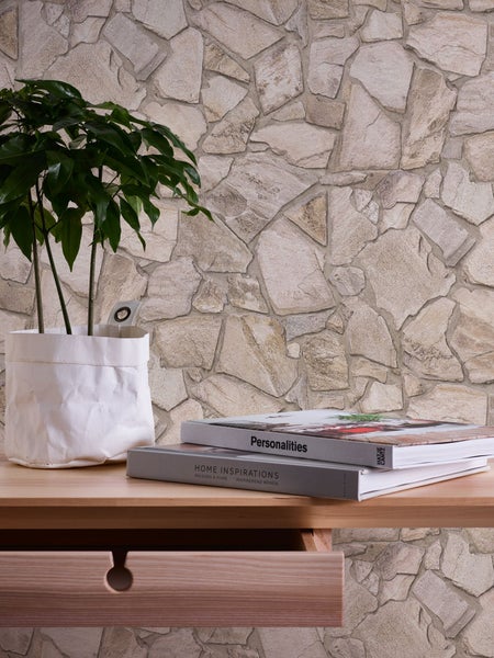 Kissen mit herbstlichem Blattmuster