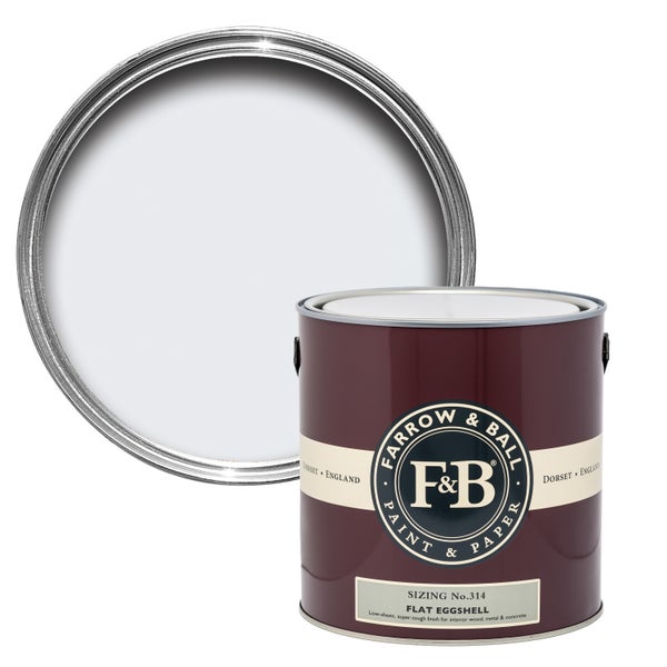 Farbeimer von Farrow and Ball mit geöffnetem Deckel