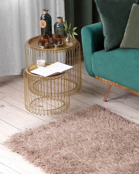 Zottelteppich CIDE Beige 80 x 150 cm