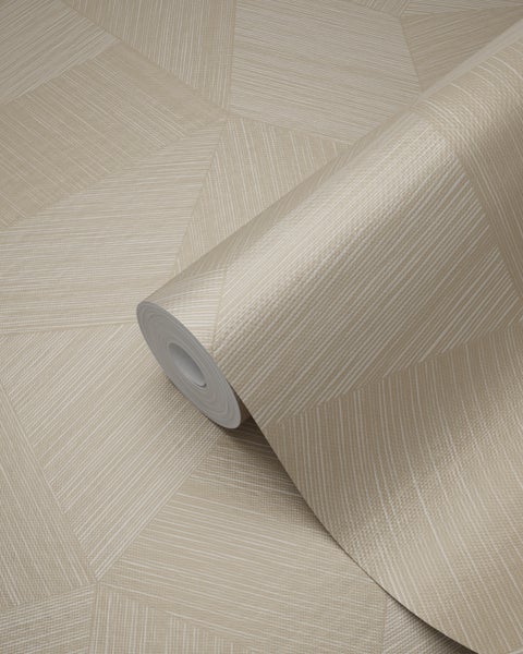 Origin Wallcoverings Tapete 3D-Muster Sandbraun - 53 cm x 10.05 m - 347983